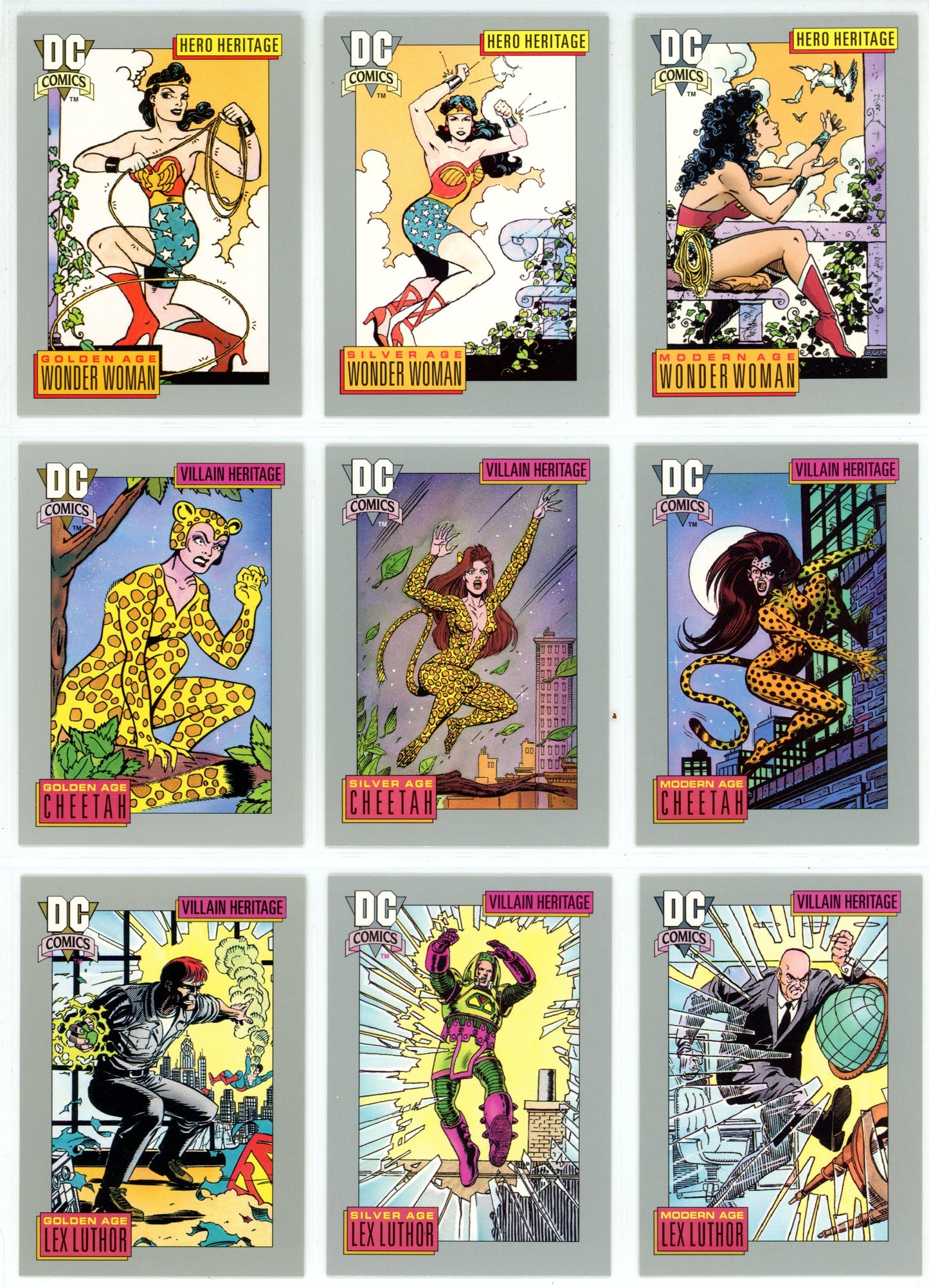 1992 Impel DC Comics Cosmic Cards Complete Base Set (180 Cards) Premier Edition