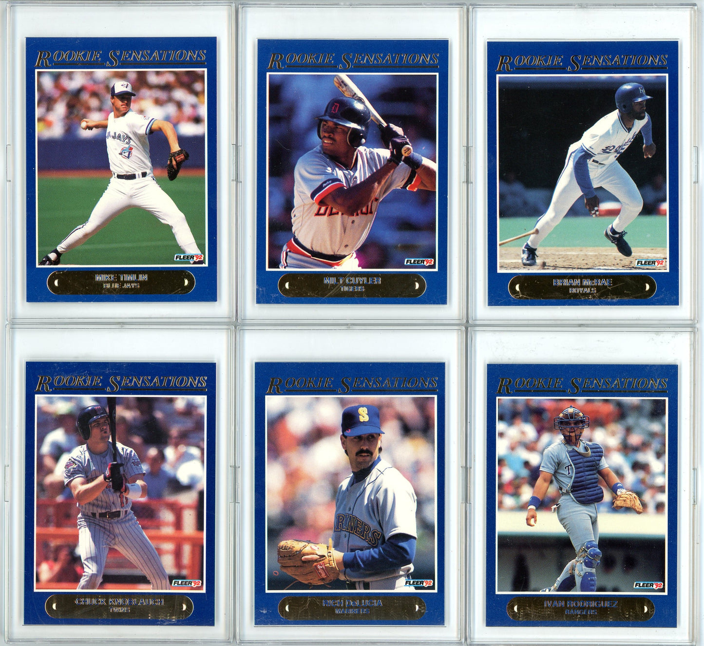 1992 Fleer MLB Baseball Rookie Sensations Complete Set Very Rare!