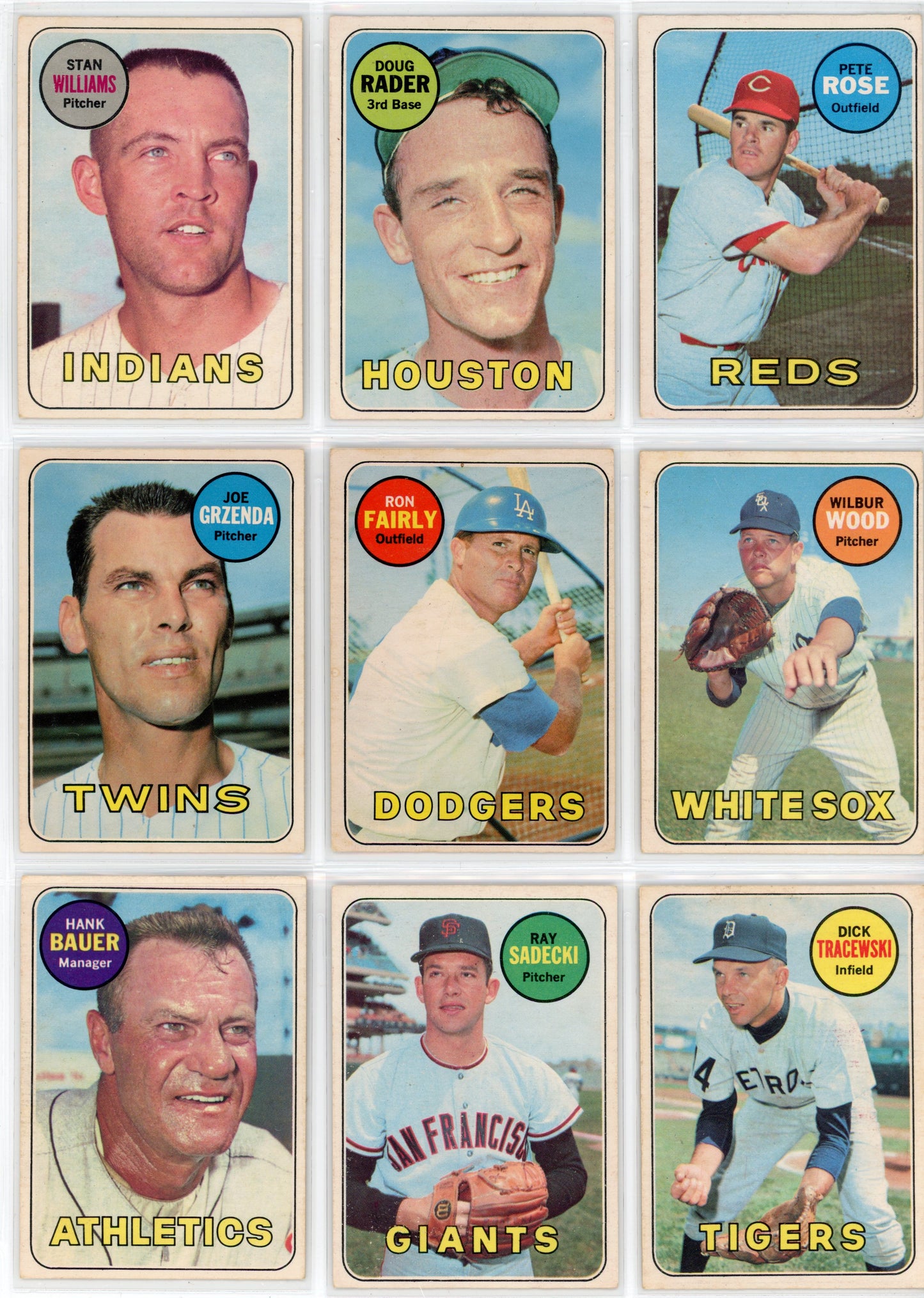 1969 OPC O-Pee-Chee MLB Baseball Card Complete Set (218 Cards) VG+/EX