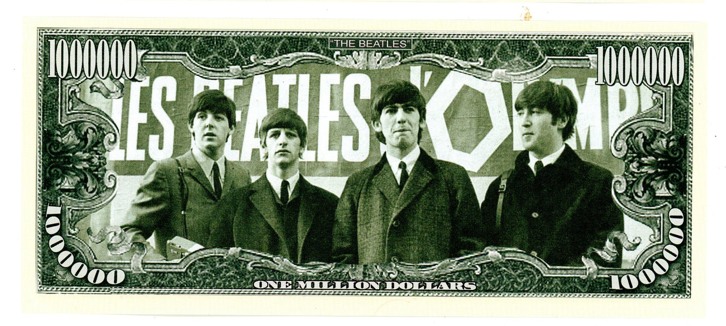 The Beatles Novelty Bank Notes (Set of 4)