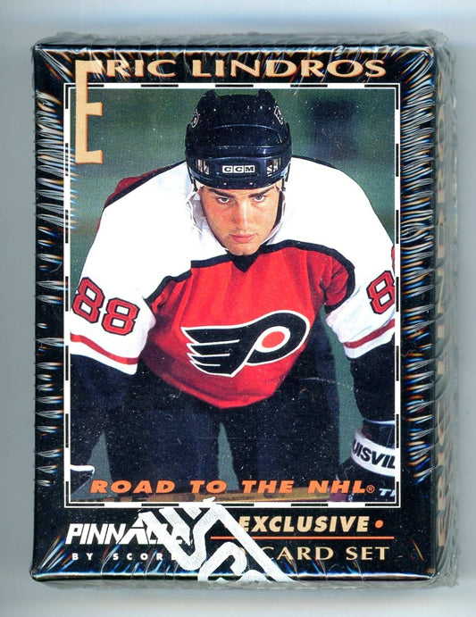 1992 Score Pinnacle Eric Lindros Road to the NHL Exclusive Complete Set (30 Cards) Sealed