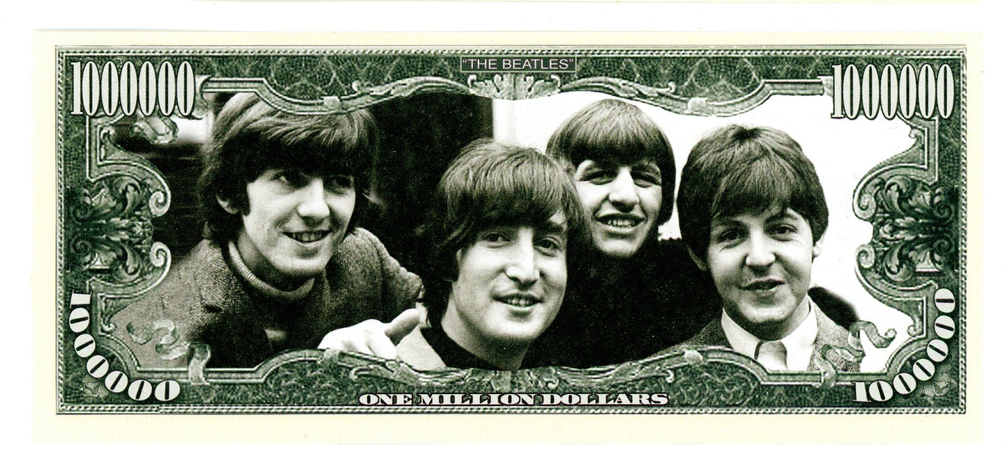 The Beatles Novelty Bank Notes (Set of 4)