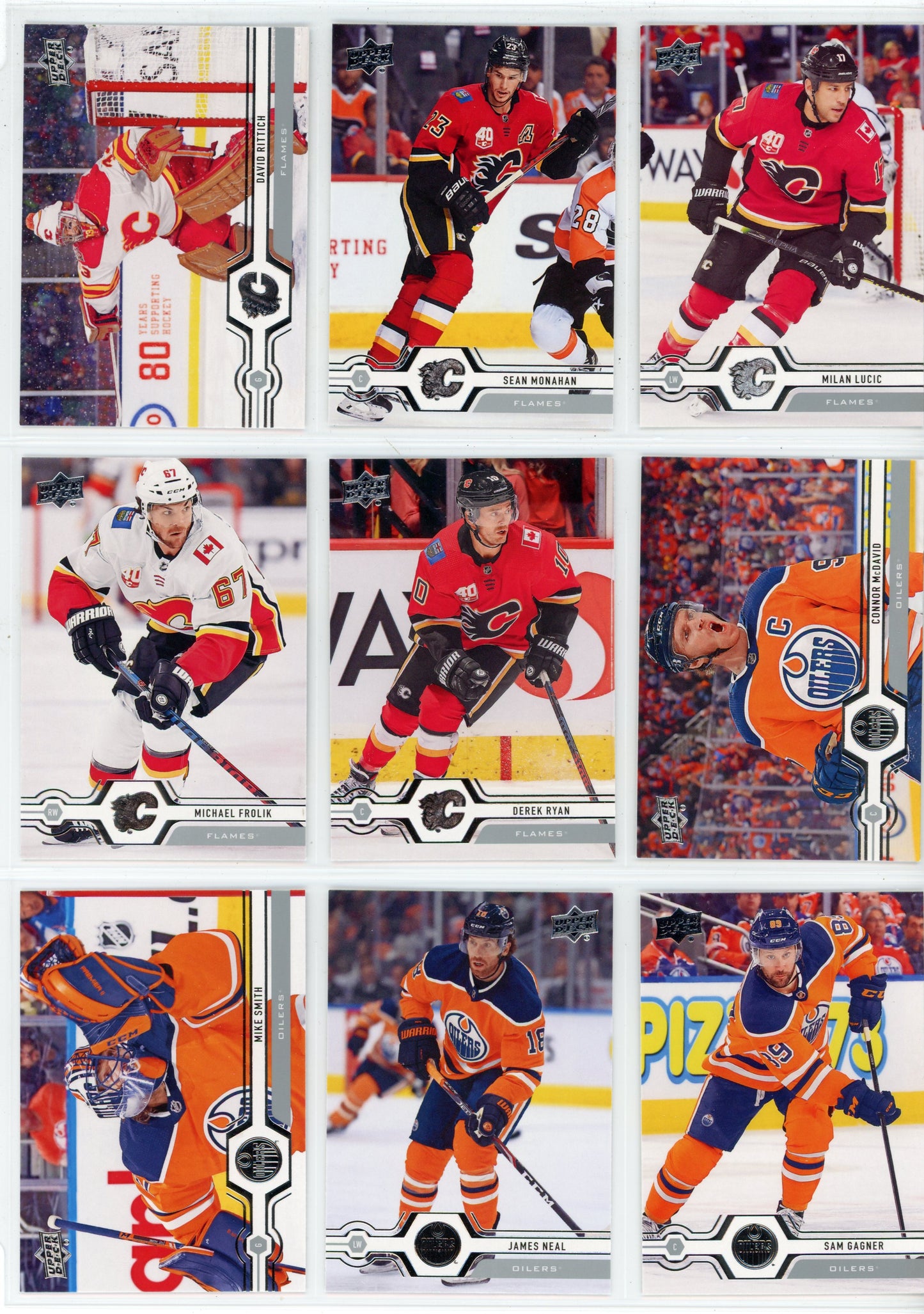2019/20 Upper Deck NHL Hockey Card Series 1 & Series 2 Base Set (400 Cards)