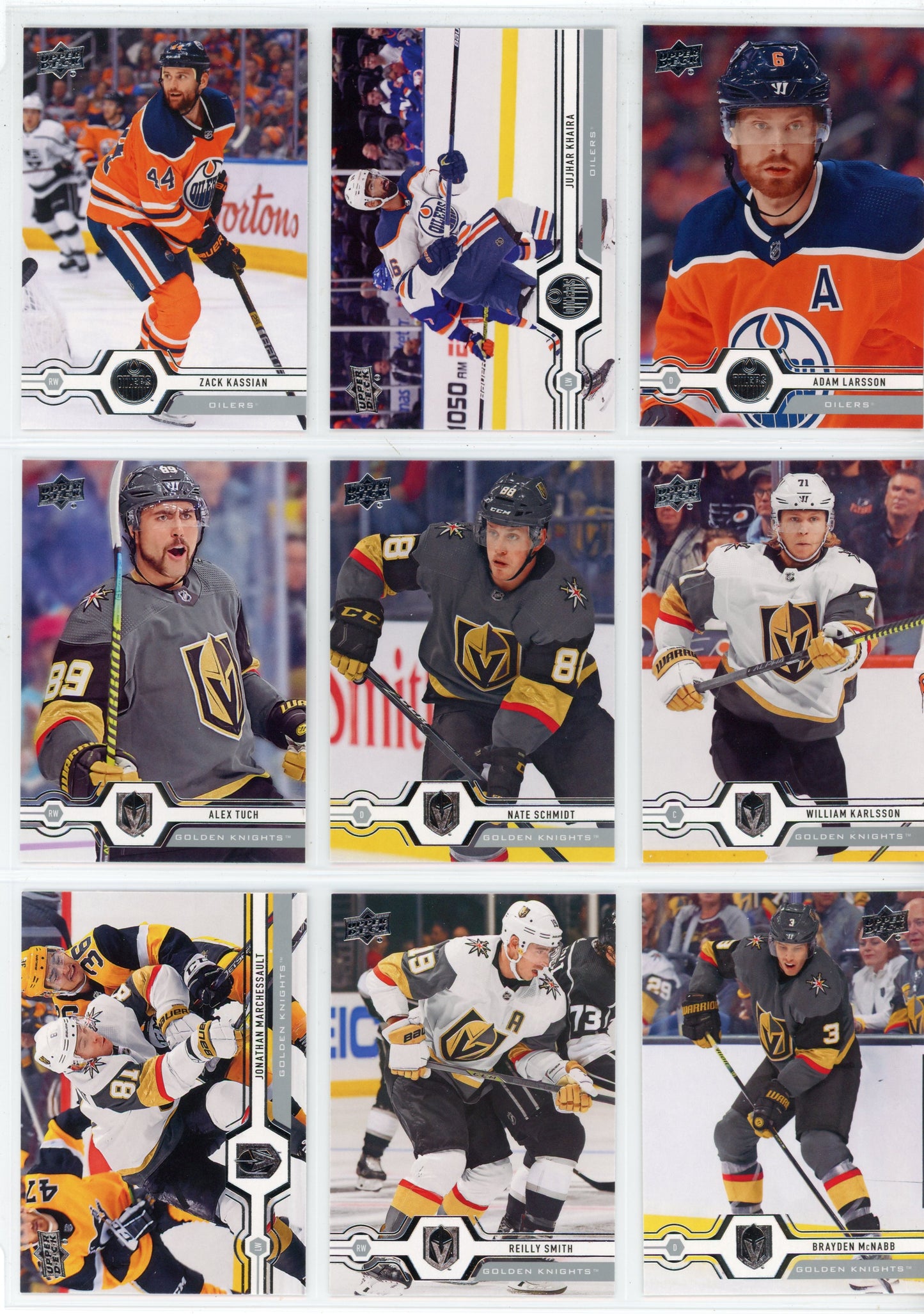 2019/20 Upper Deck NHL Hockey Card Series 1 & Series 2 Base Set (400 Cards)
