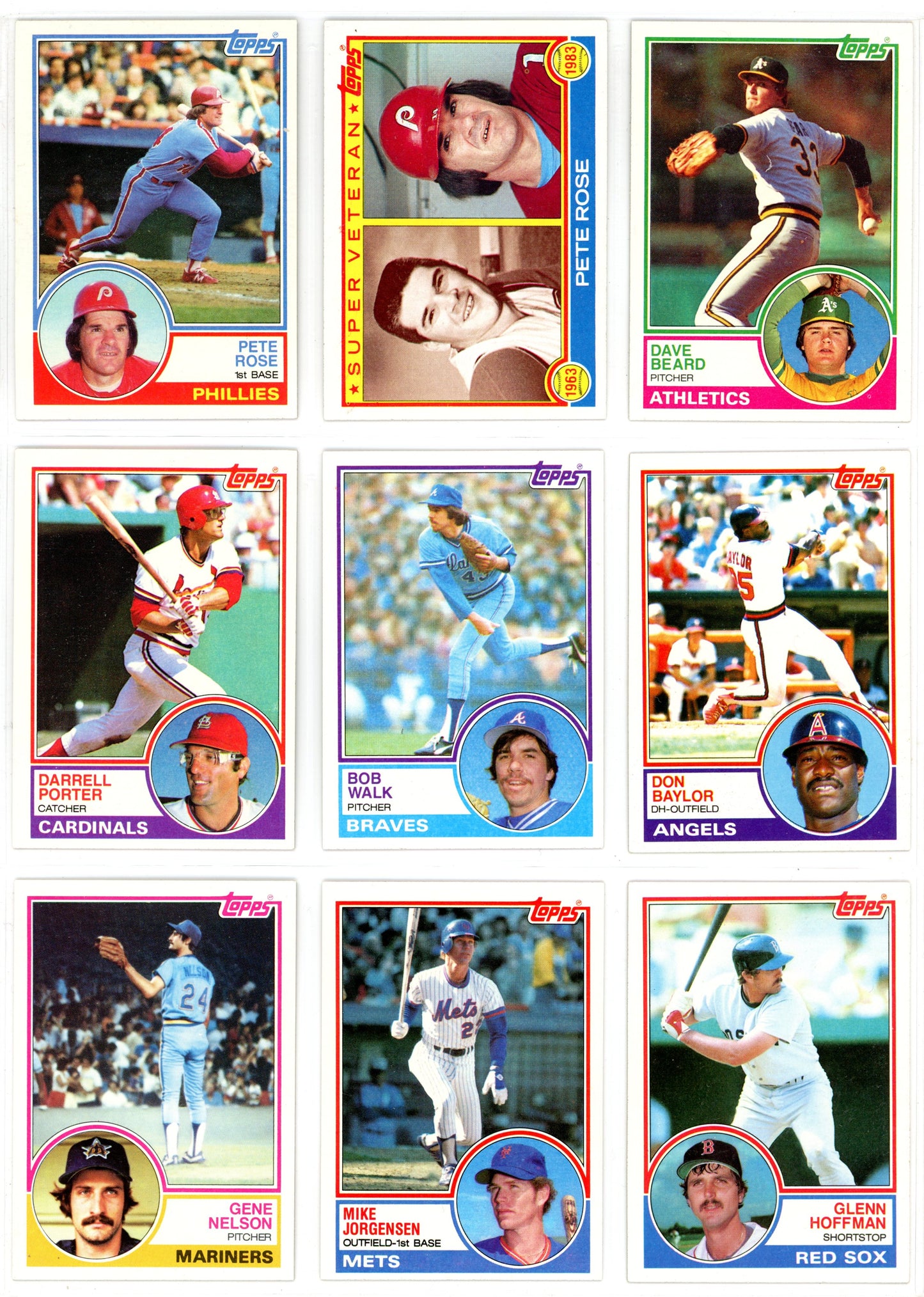 1983 Topps MLB Baseball Complete Set (792 Cards) Tony Gwynn, Ryne Sandberg Rookie Incredibly Sharp!