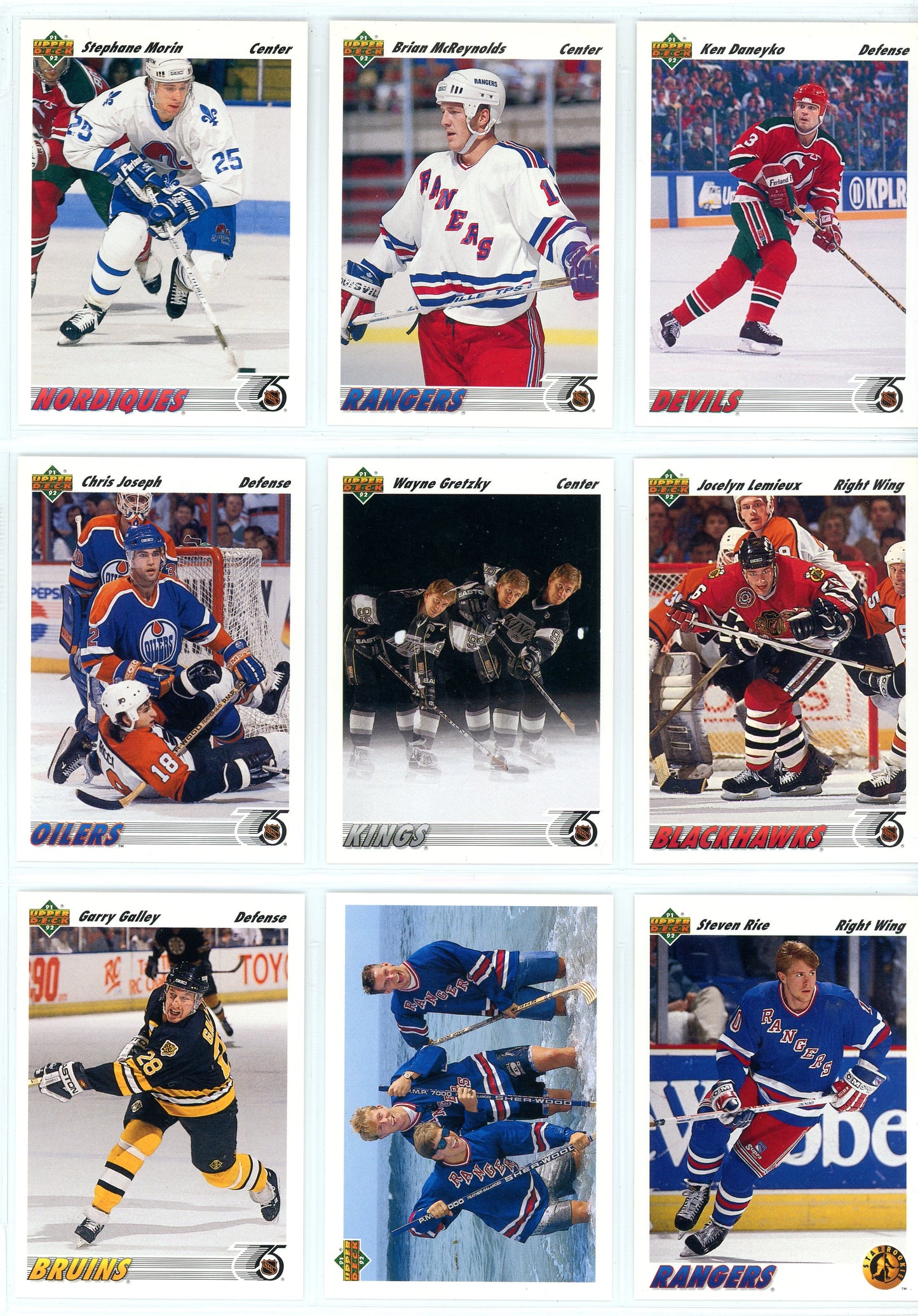 1991/92 Upper Deck NHL Hockey Complete Set (700 Cards)