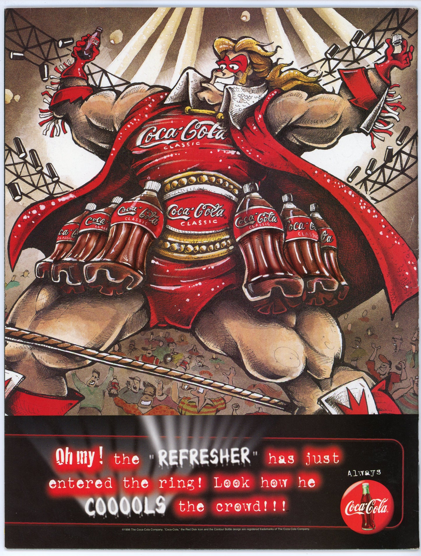 WWF WWE Vintage Wrestling Magazine (October 1998) Shawn Michaels Cover