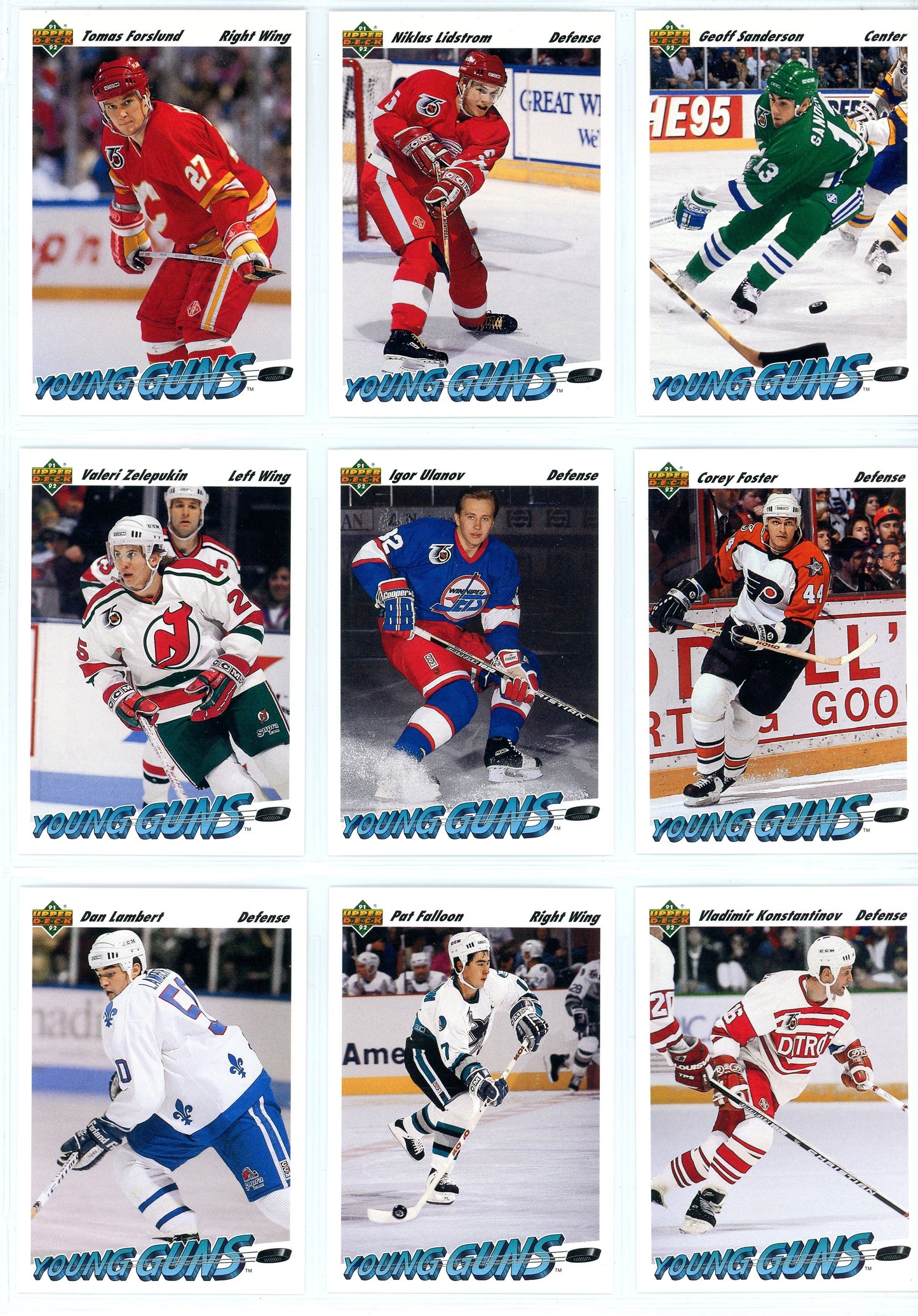 1991/92 Upper Deck NHL Hockey Complete Set (700 Cards)