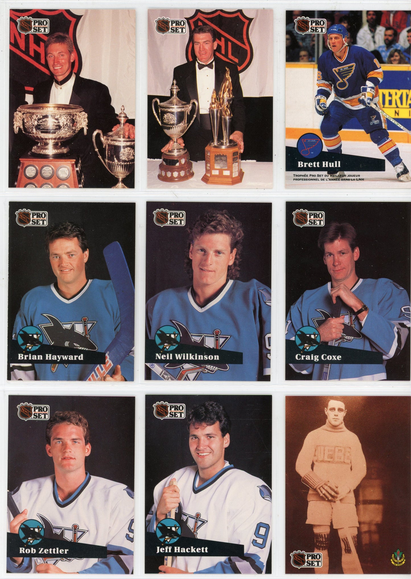 1991/92 Pro Set NHL Hockey Card Complete Set (345 Cards) French Extremely Rare