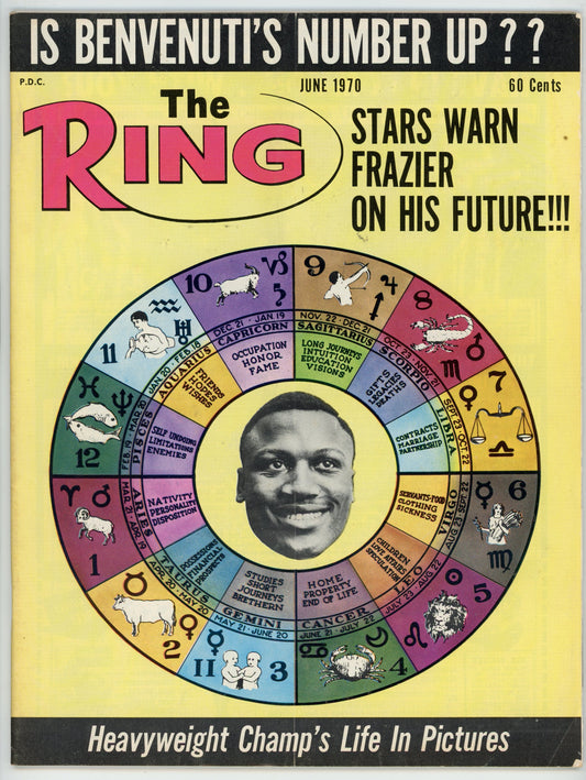 The Ring Vintage Boxing Magazine (June 1970) Joe Frazier Cover
