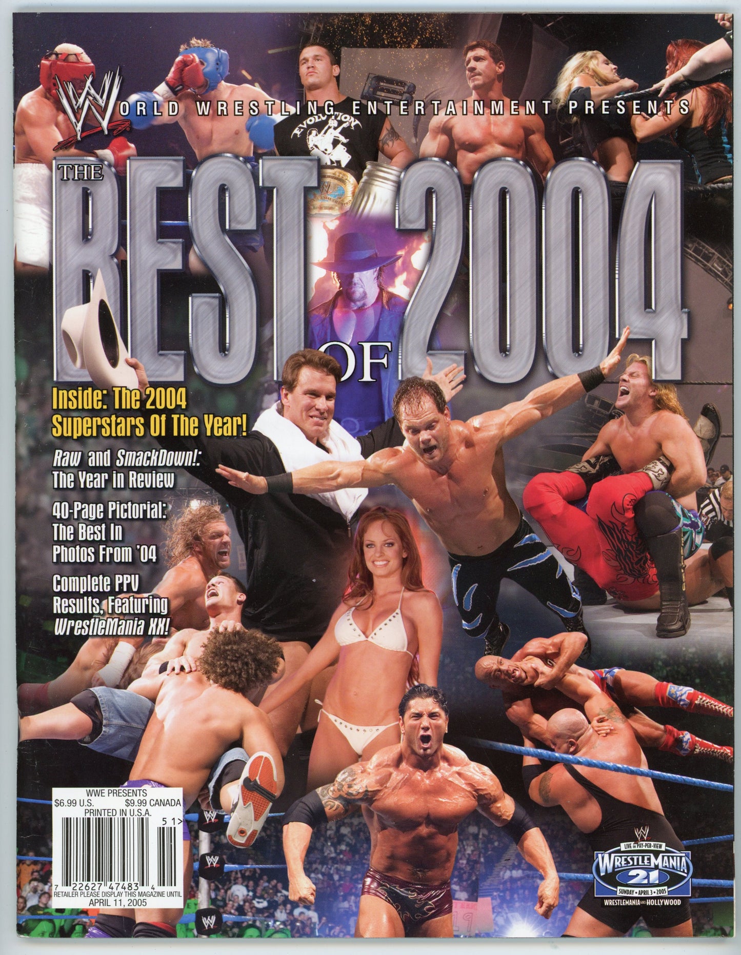 WWE Presents The Best of 2004 Wrestling Magazine (2005) Special Issue