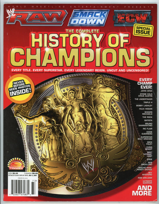 WWE Presents Complete History of Champions Wrestling Magazine (2007) Special Issue