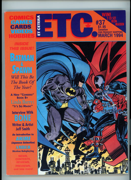 ETC. Vintage Hobby Magazine (March, 1994) Batman & Spawn