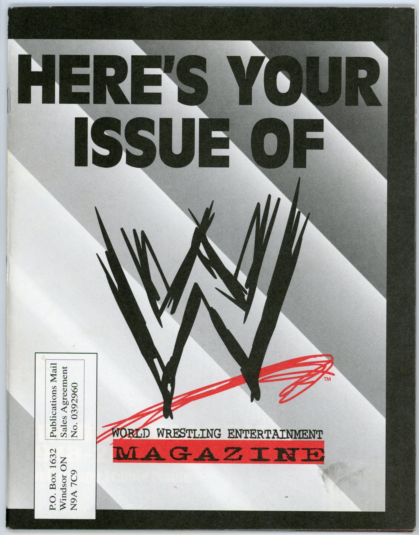 WWE Vintage Wrestling Magazine (August 2003) Fred Blassie Tribute