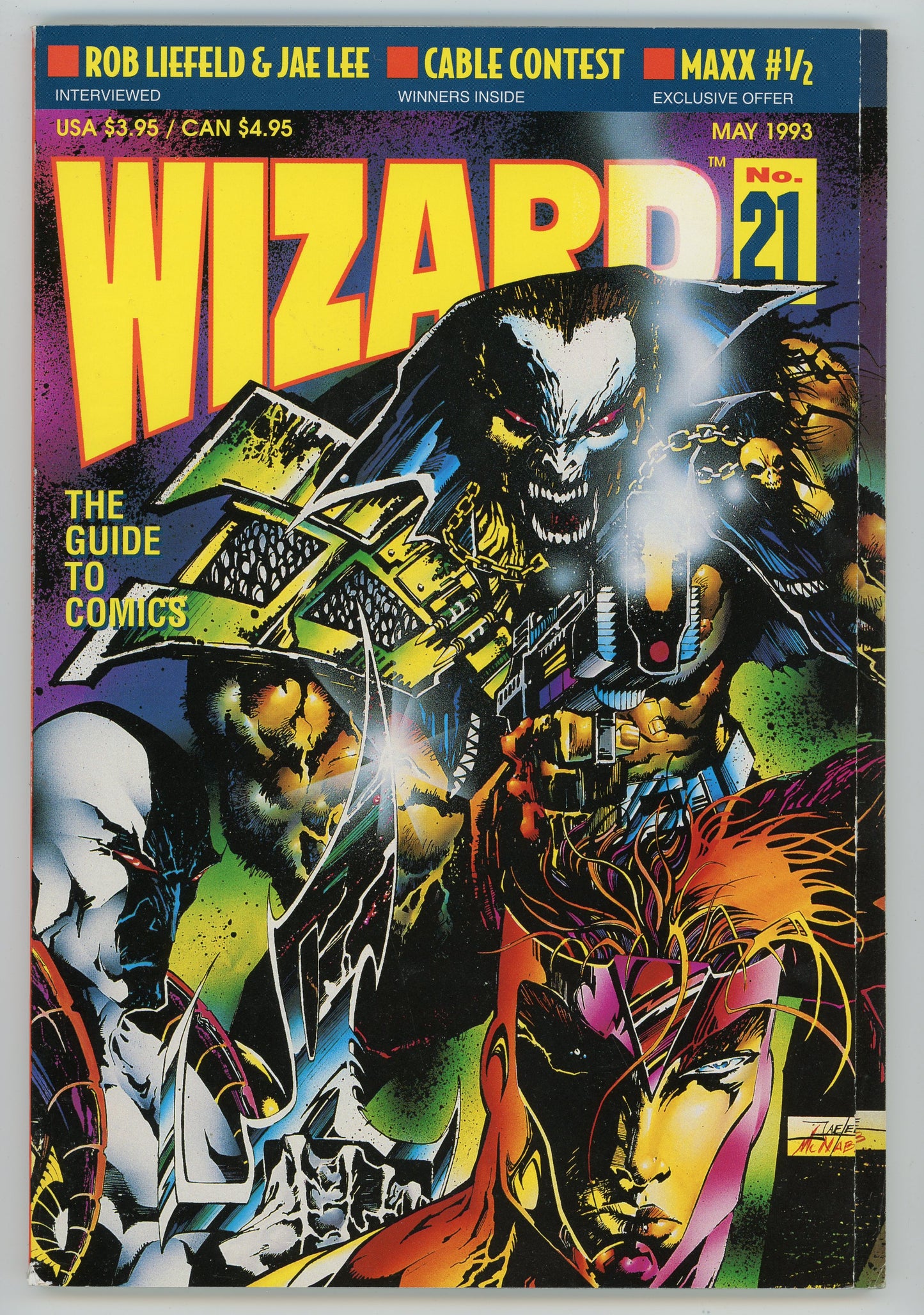 Wizard Comics Guide Magazine (May, 1993) Youngblood Issue #21
