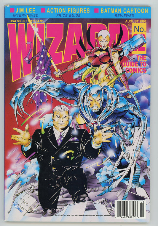Wizard Comics Guide Magazine (August, 1992) Wildcats Issue #22