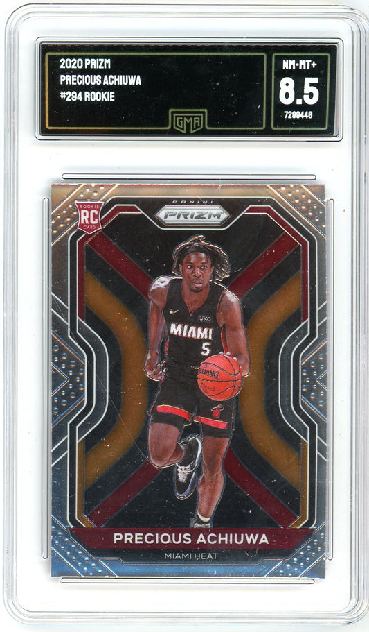 2020 Prizm Precious Achiuwa Graded Rookie Card #294 GMA 8.5