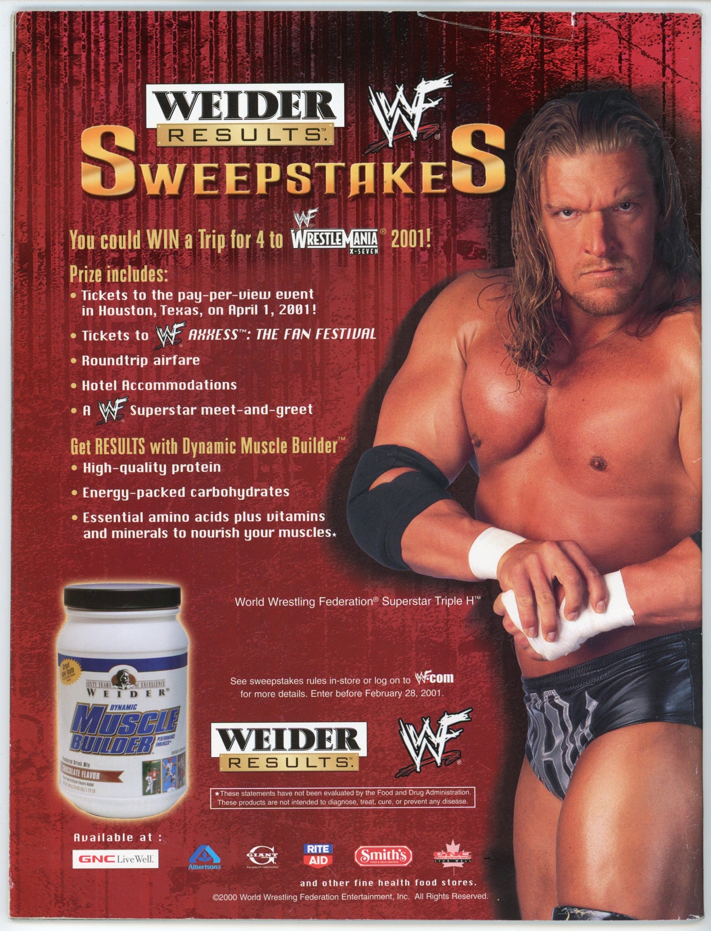 WWE Raw Vintage Wrestling Magazine (January 2001) Mick Foley