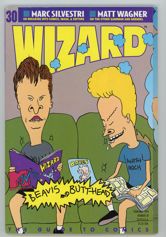 Wizard Comics Guide Magazine (February, 1994) Beavis and Butthead