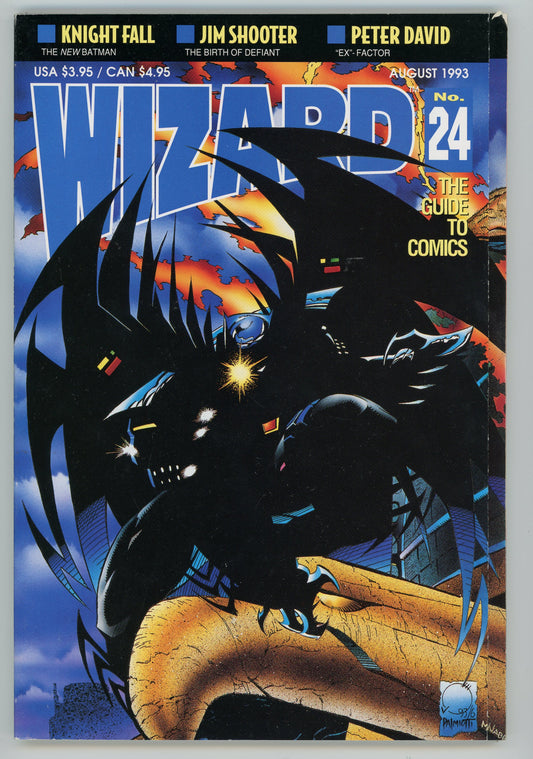 Wizard Comics Guide Magazine (August, 1993) Knightfall Issue #24