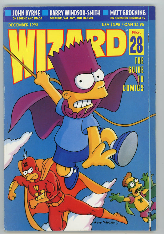 Wizard Comics Guide Magazine (December, 1993) Bart Simpson Issue #28