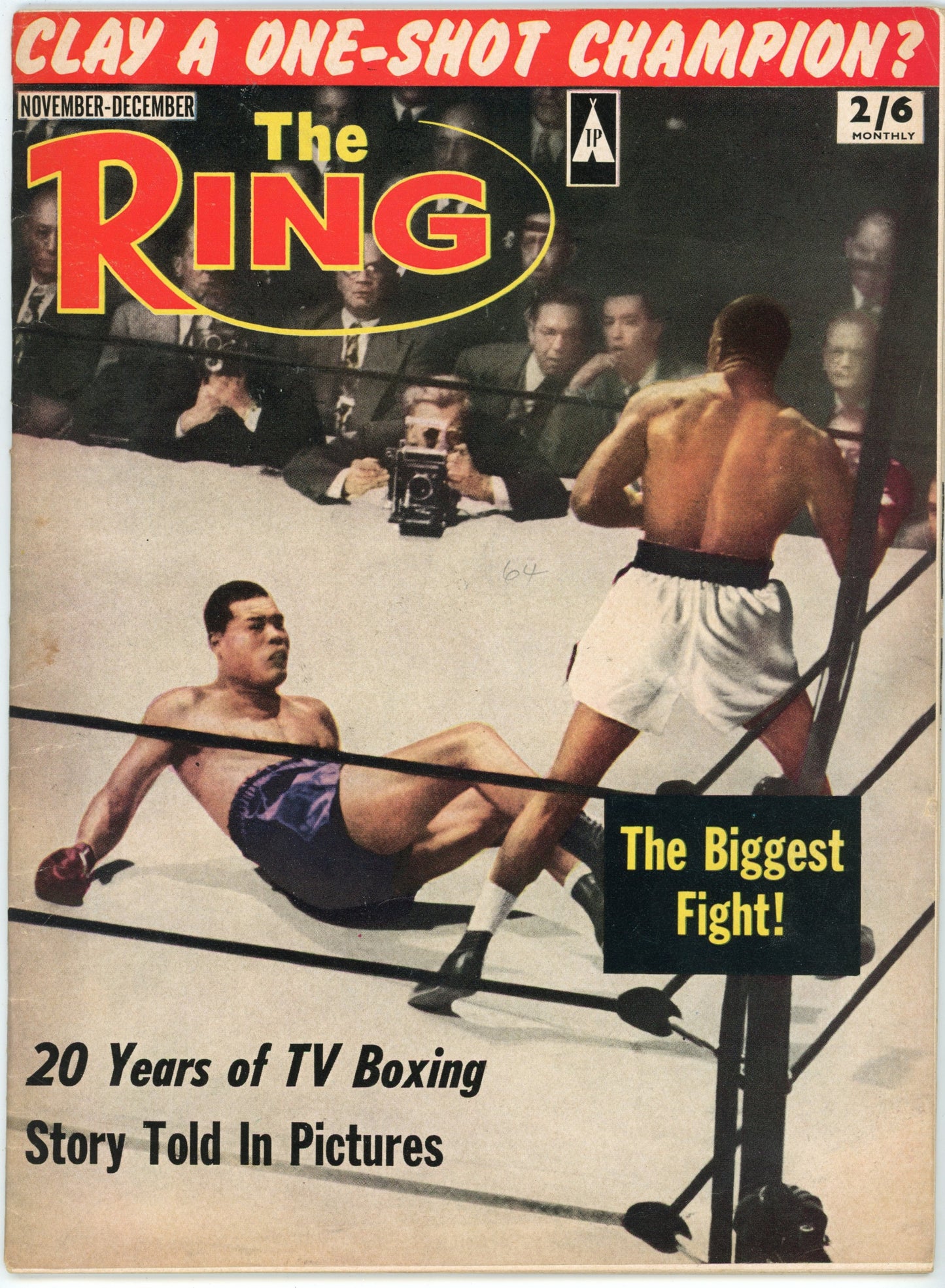 The Ring Vintage Boxing Magazine (November 1964) 20 Years of TV Boxing