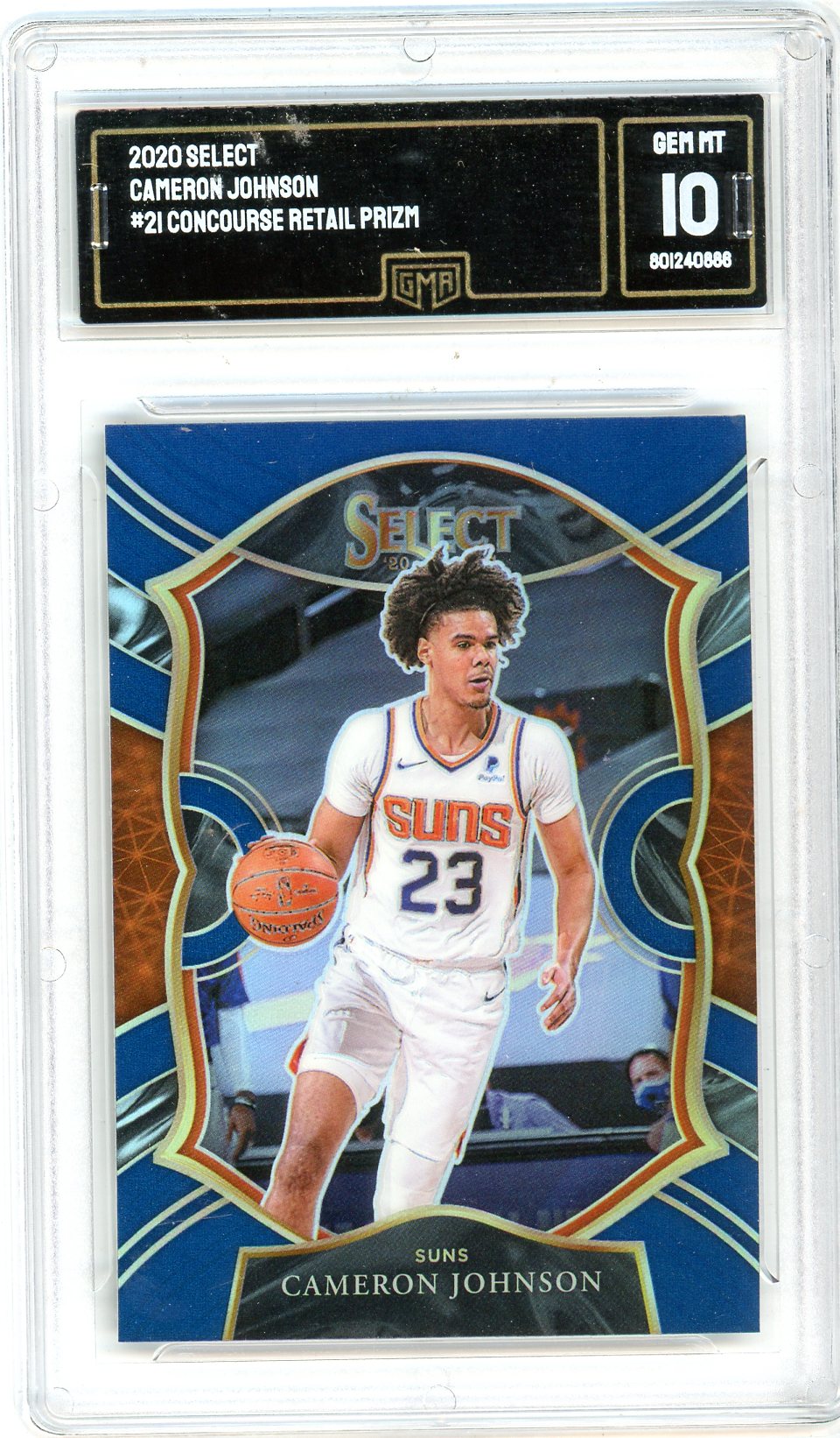 2020 Select Cameron Johnson Graded Rookie Card #21 GMA 10