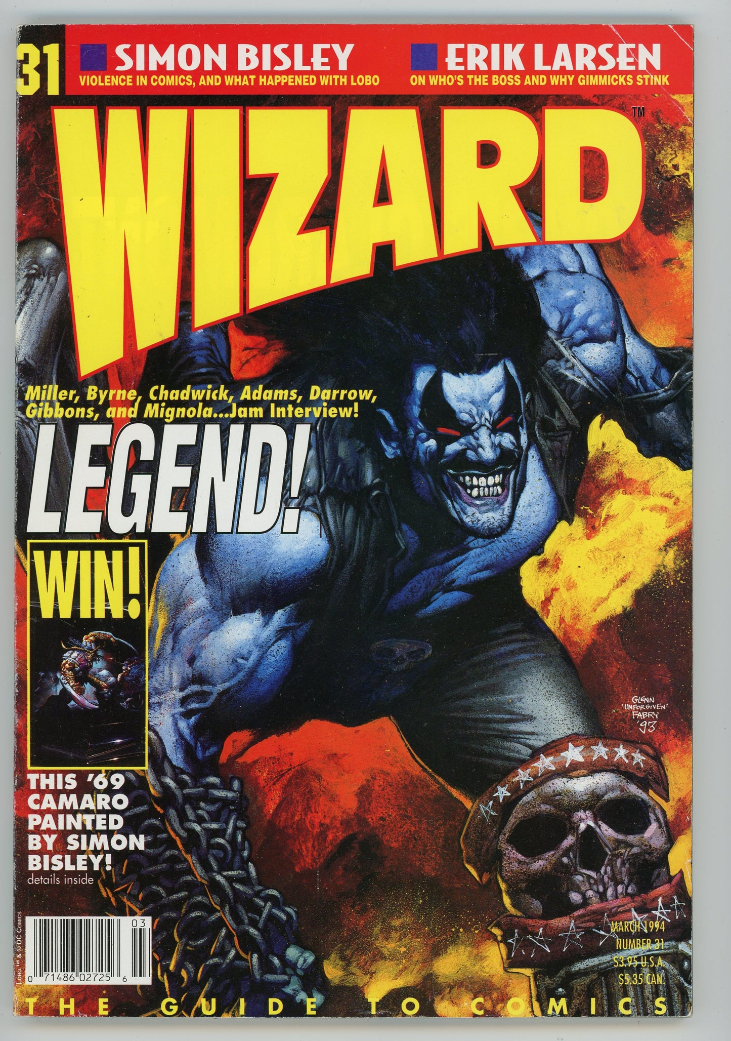 Wizard Comics Guide Magazine (March, 1994) Legend Issue #31