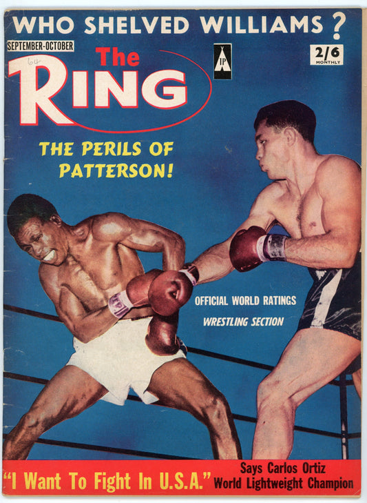 The Ring Vintage Boxing Magazine (September 1964) Floyd Patterson vs. Carlos Ortiz