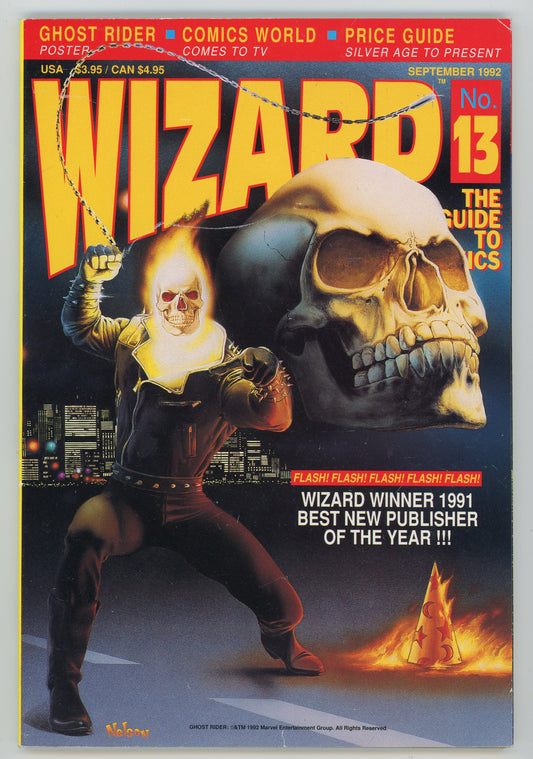 Wizard Comics Guide Magazine (September, 1992) Ghost Rider Issue #13
