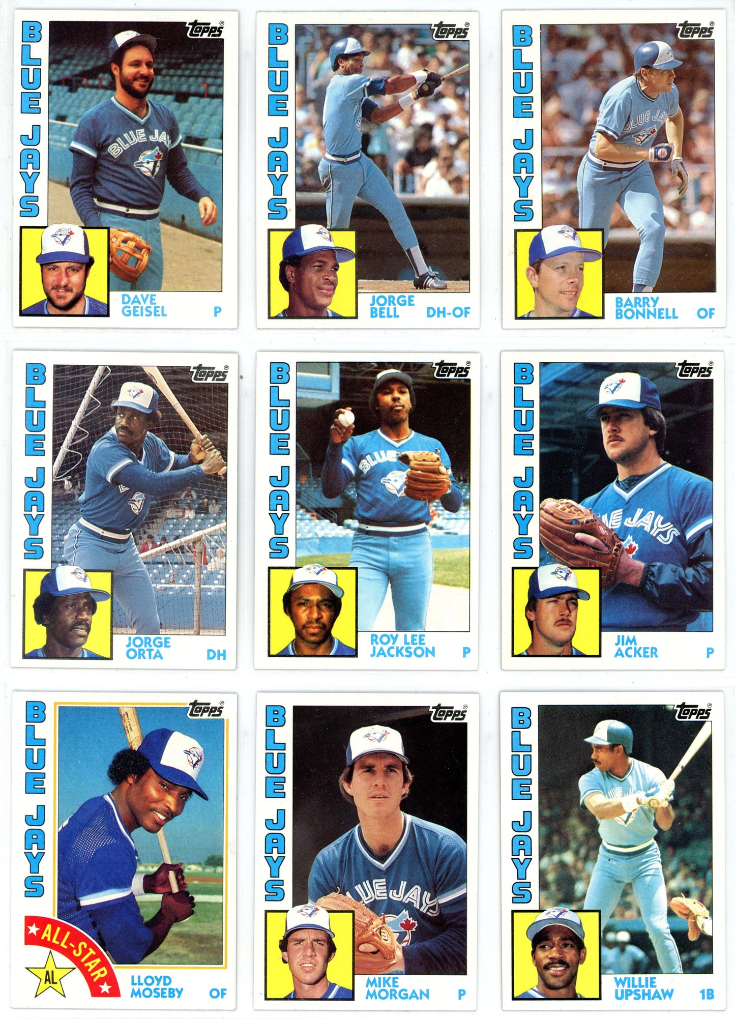 1984 Topps Vintage Toronto Blue Jays Team Set (28 Cards)