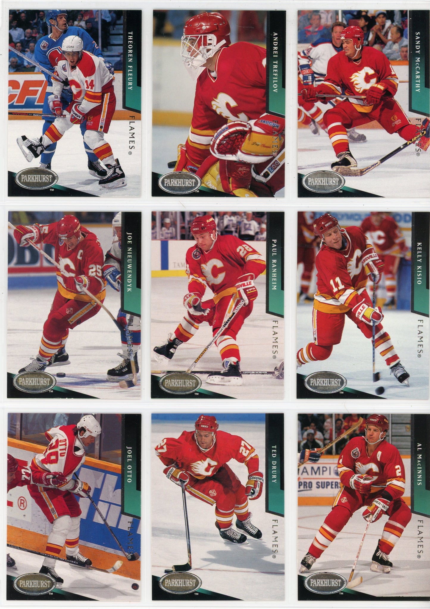1993/94 Parkhurst NHL Hockey Card Series One Set (270 Cards)