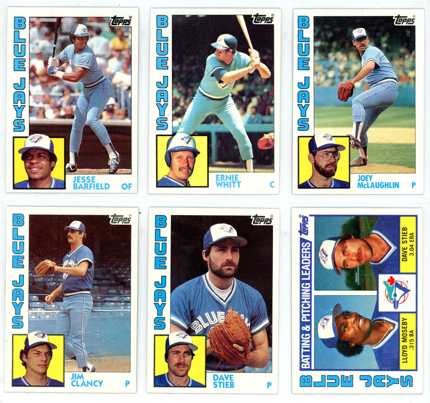 1984 Topps Vintage Toronto Blue Jays Team Set (28 Cards)