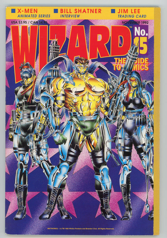 Wizard Comics Guide Magazine (November, 1992) Wetworks Issue #15