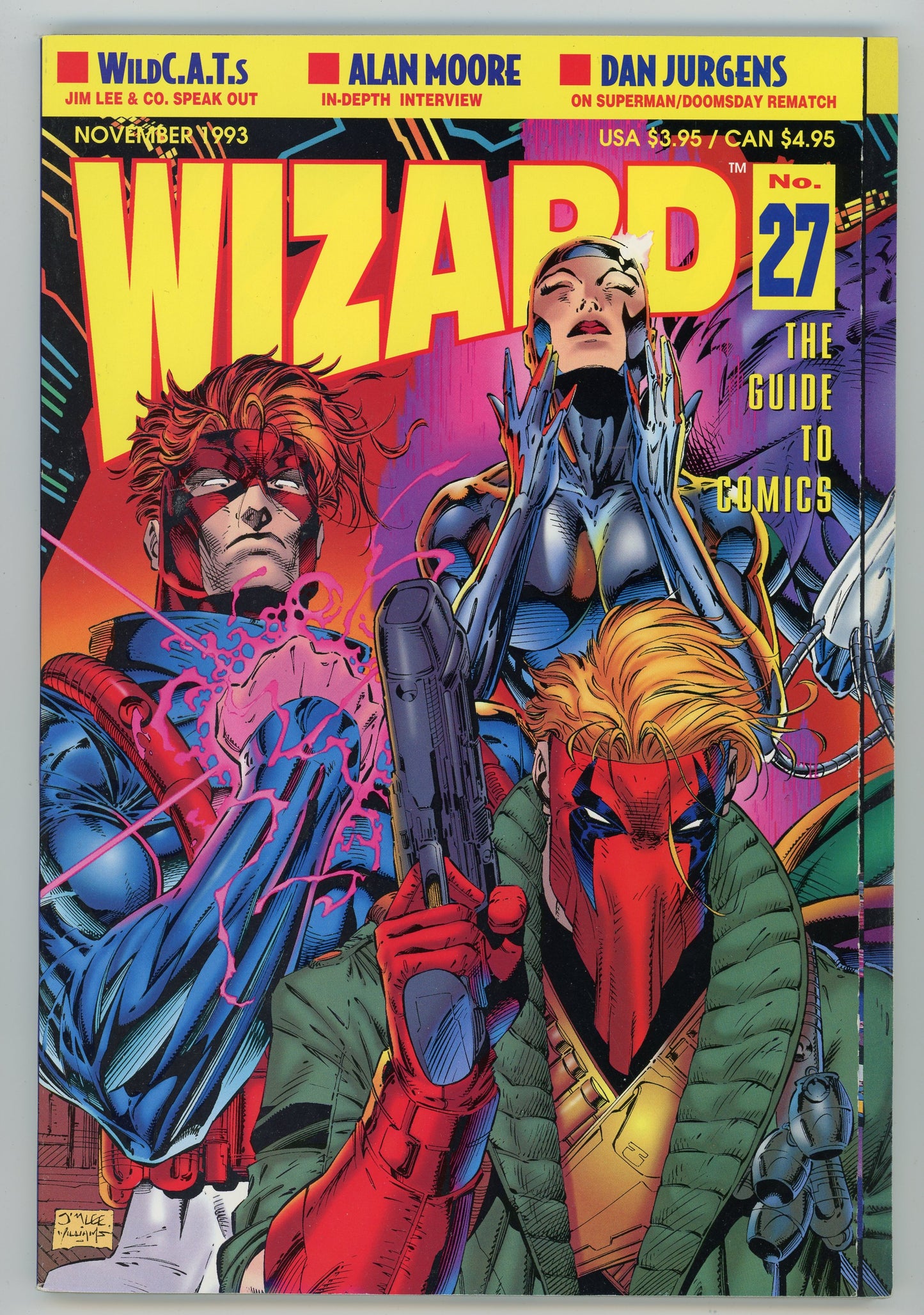 Wizard Comics Guide Magazine (November, 1993) Wildcats Issue #27