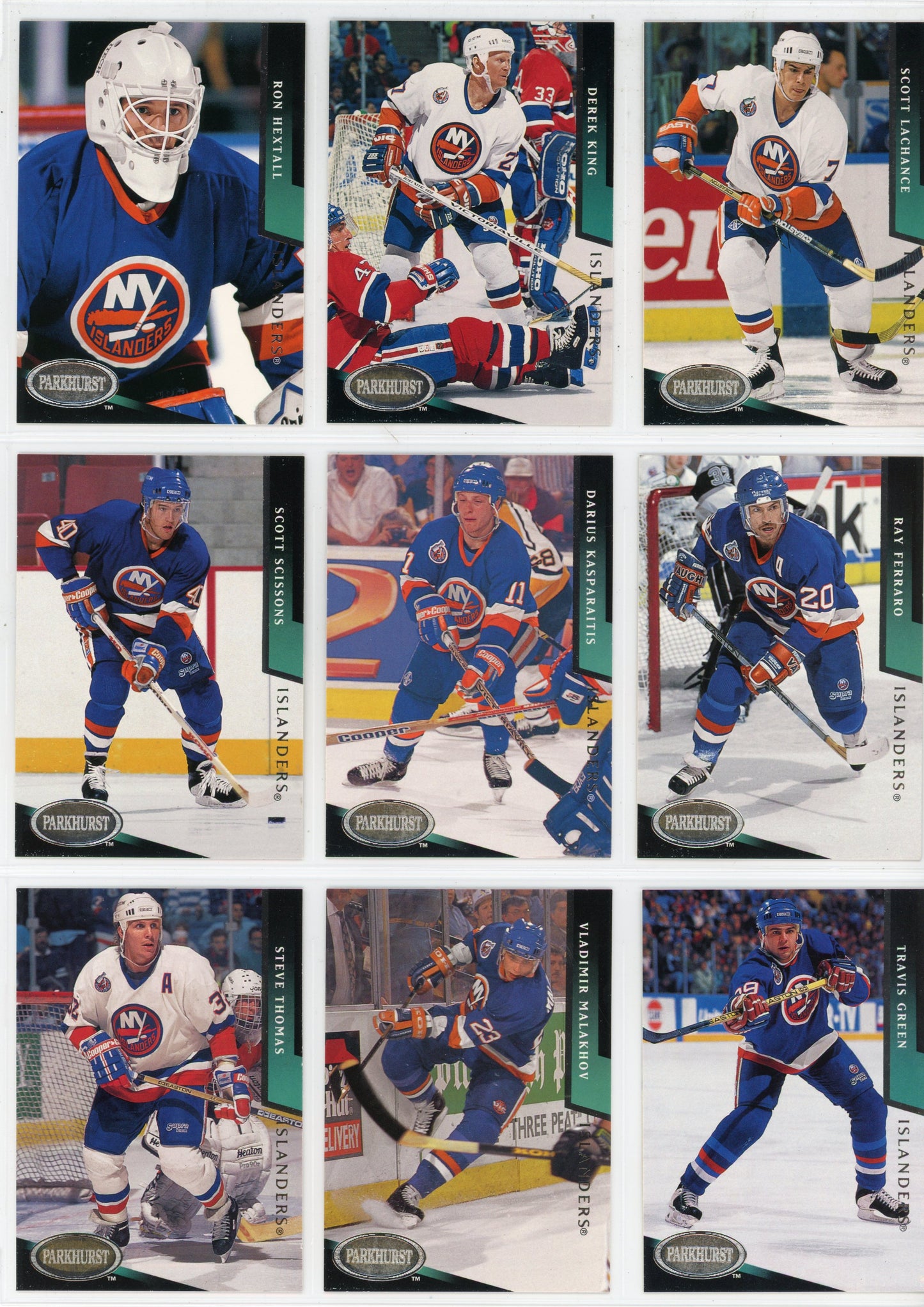 1993/94 Parkhurst NHL Hockey Card Series One Set (270 Cards)