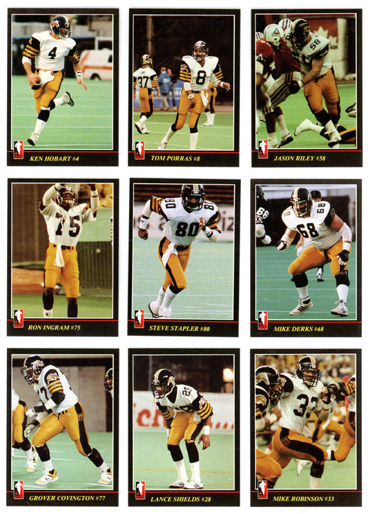 1986 JOGO CFL Football Complete Set (169 Cards) EX+/NM Condition Brian Pillman Rookie