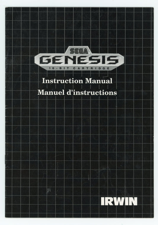 SEGA Genesis Instruction Manual