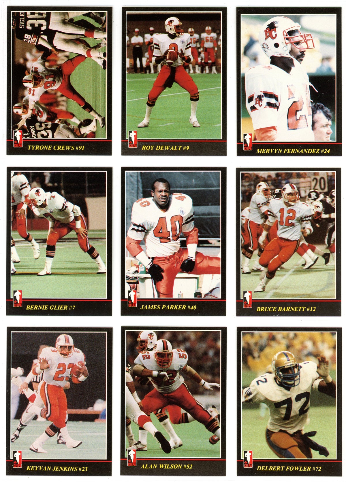 1986 JOGO CFL Football Complete Set (169 Cards) EX+/NM Condition Brian Pillman Rookie