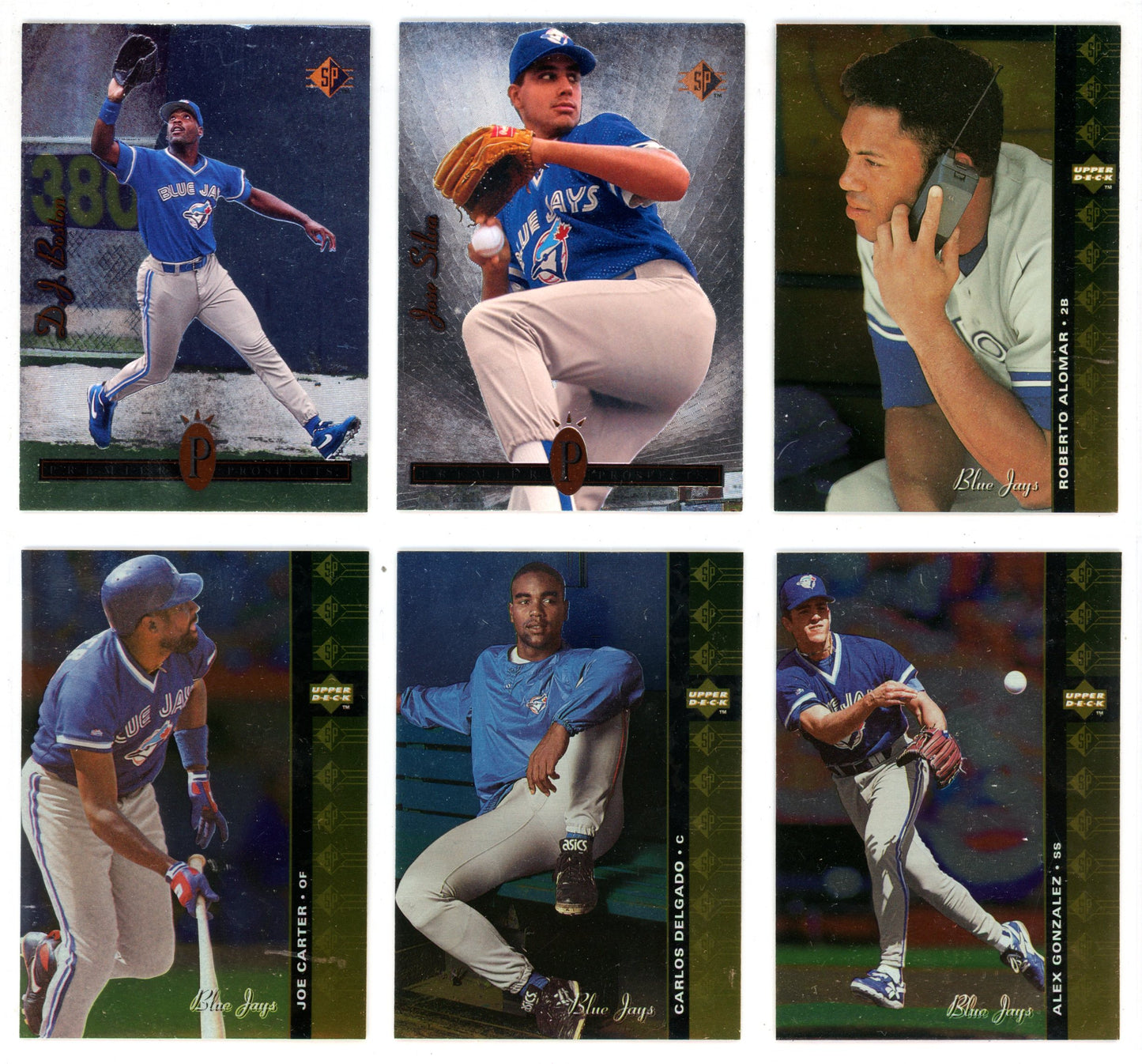 1994 Upper Deck SP Vintage Toronto Blue Jays Team Set (10 Cards)