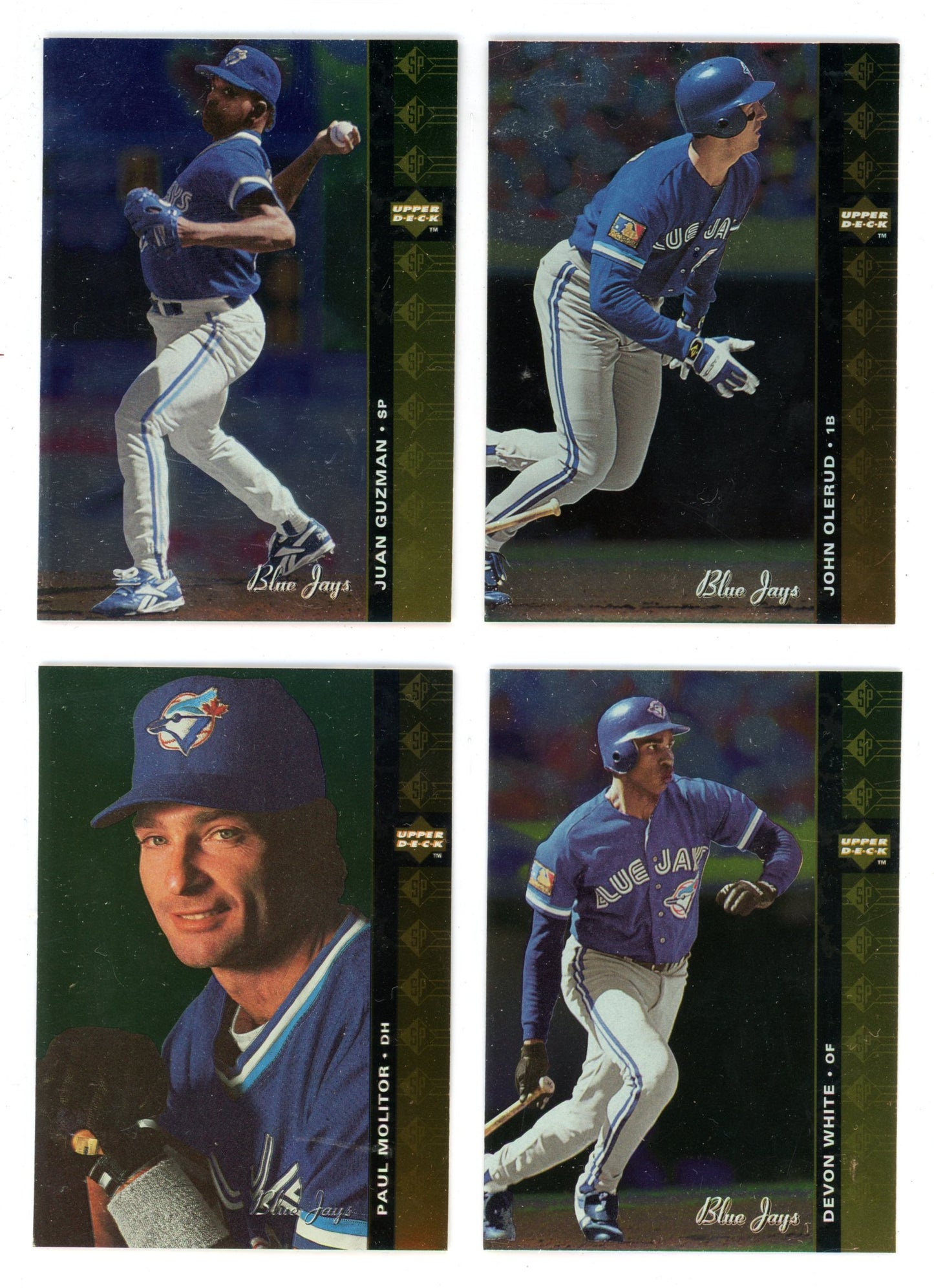 1994 Upper Deck SP Vintage Toronto Blue Jays Team Set (10 Cards)
