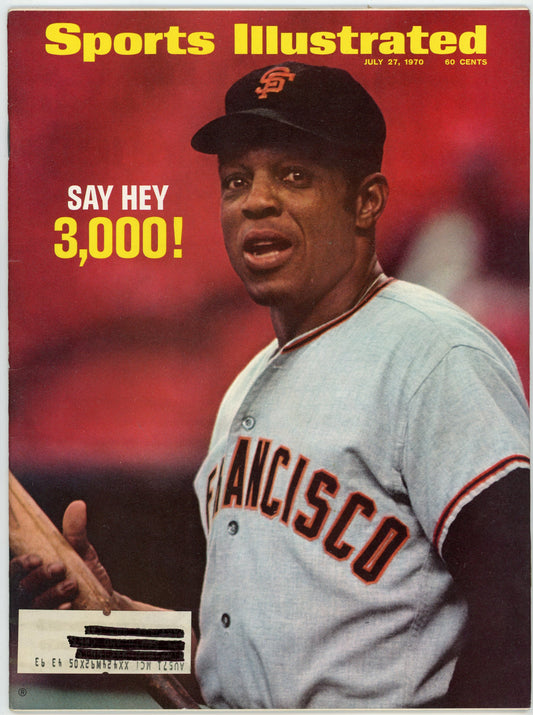 Sports Illustrated Vintage Magazine (July 1970) Willie Mays Cover