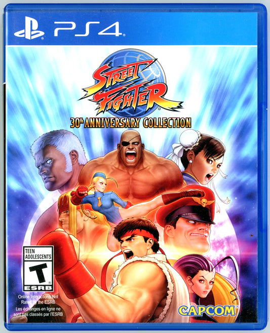 2018 Capcom Street Fighter 30th Anniversary Collection Playstation 4 Video Game Disc In Box