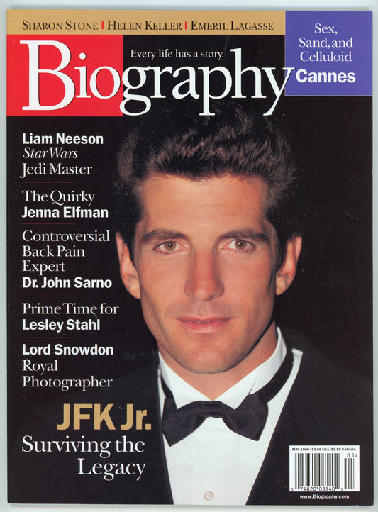 Biography Vintage Entertainment Magazine (May 1999) JFK Jr. Cover
