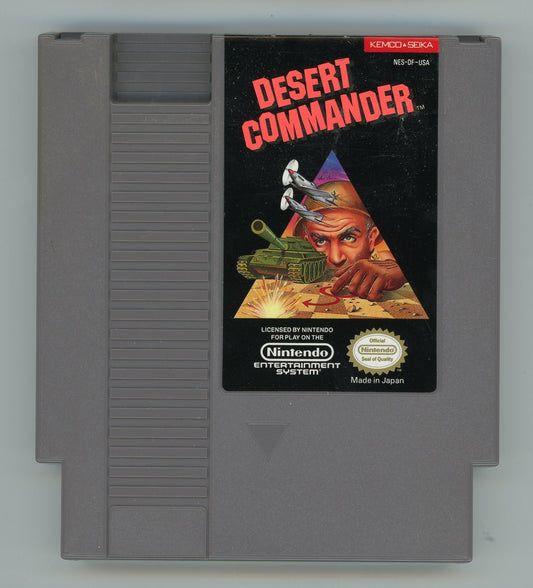 1988 Kemco Desert Commander NES Video Game Cartridge