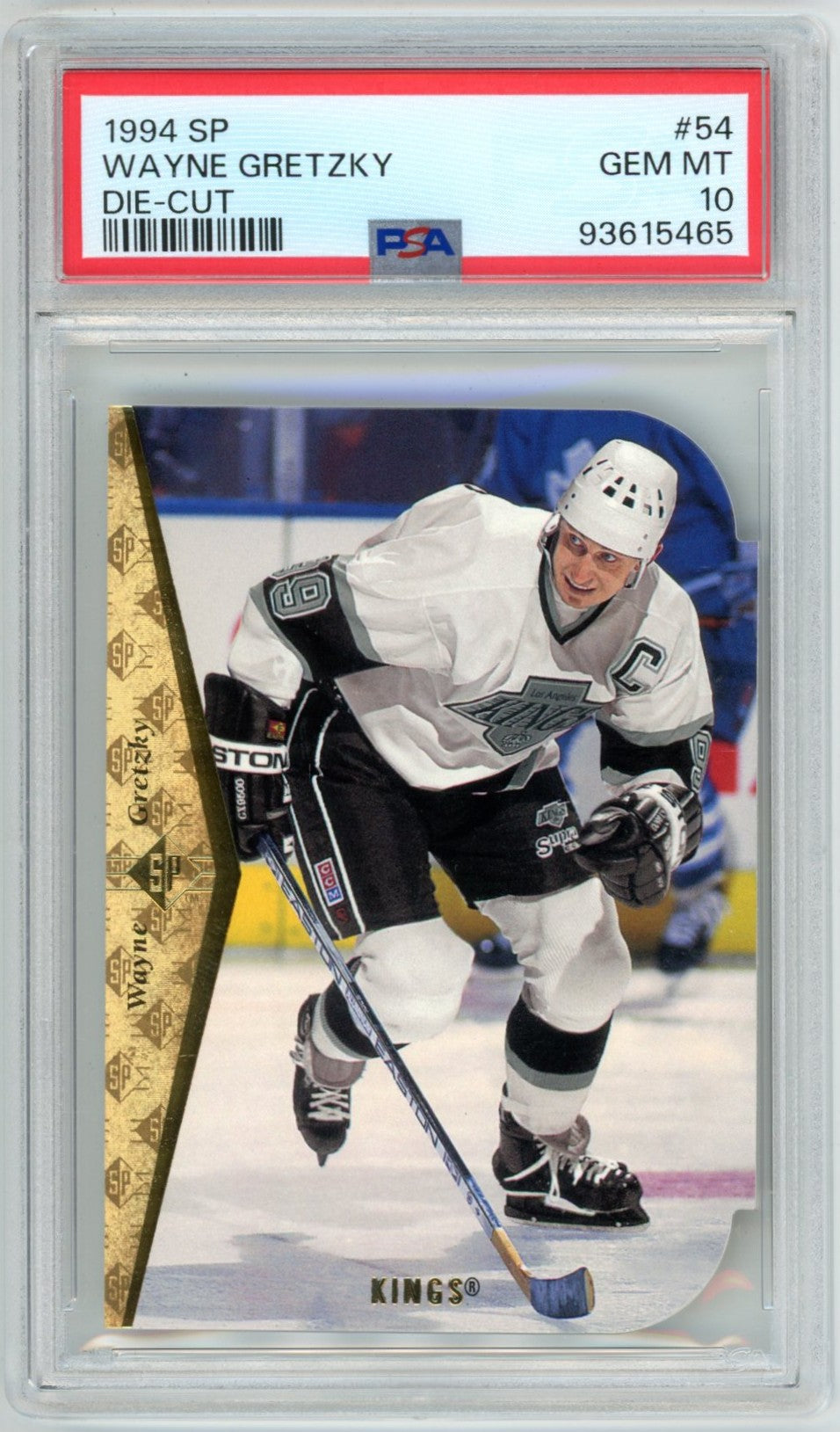 1994 Upper Deck SP Wayne Gretzky Die-Cut #54 Graded Hockey Card PSA 10
