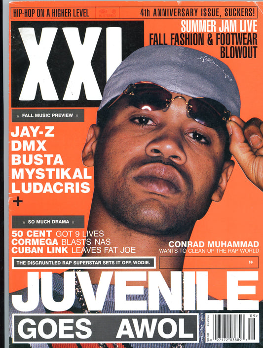 XXL Rap & Hip-Hop Music Magazine (September, 2001) Juvenile