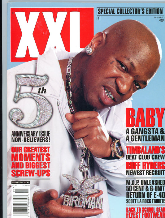 XXL Rap & Hip-Hop Music Magazine (September, 2002) Birdman/Baby