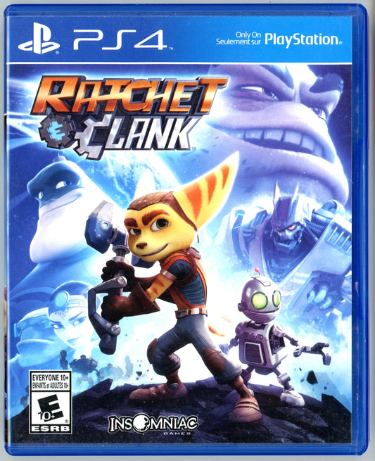 2016 Insomniac Ratchet & Clank Playstation 4 Video Game Disc In Box