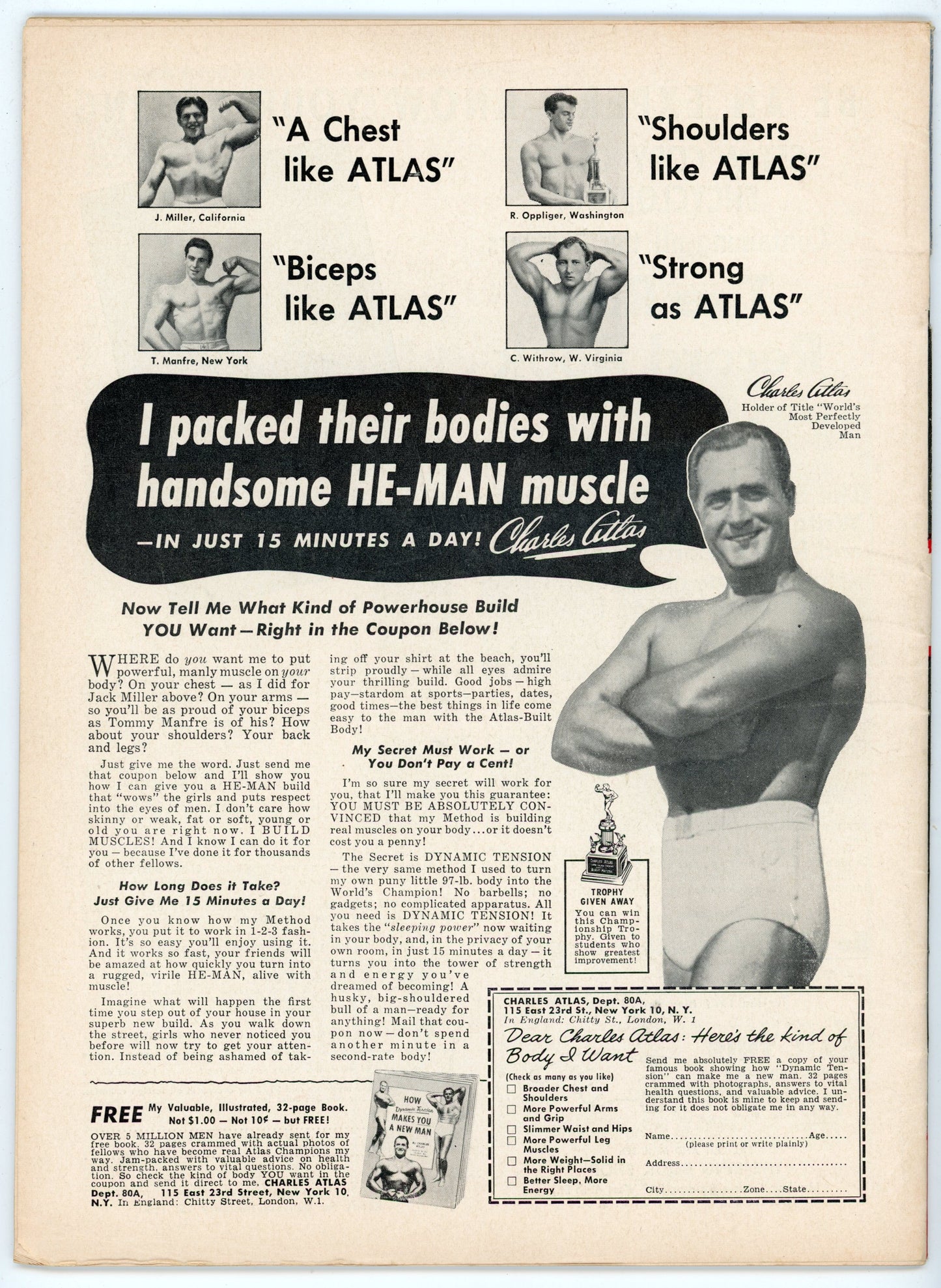 The Ring Vintage Boxing Magazine (January 1961) Joe Brown vs. Cisco Andrade